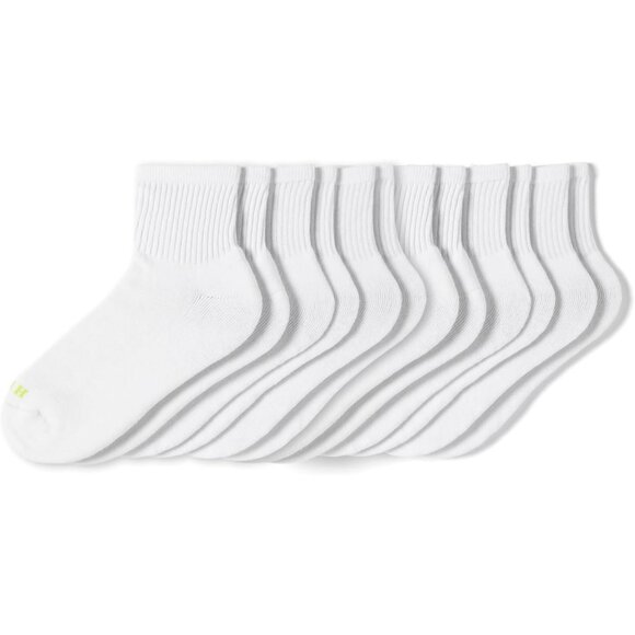 Women's White - 6 Pair Pack  Winter Soft Warm Thick Cold Mini Crew Ankle Socks - Picture 2 of 7